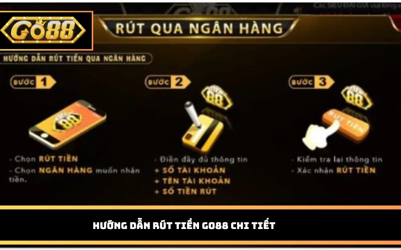 Hướng dẫn rút tiền Go88 chi tiết