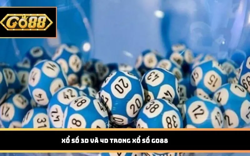 Xổ số 3D và 4D trong Xổ Số Go88